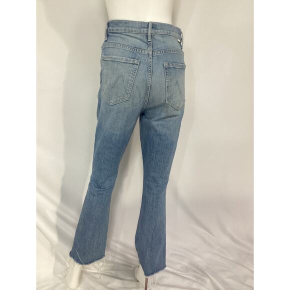 Mother 'The Tippy Top Insider' Ankle Fray Denim Jean Size 27 - Picture 3 of 4